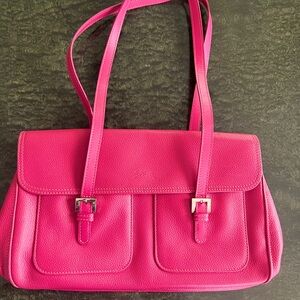 Leather Longchamp purse